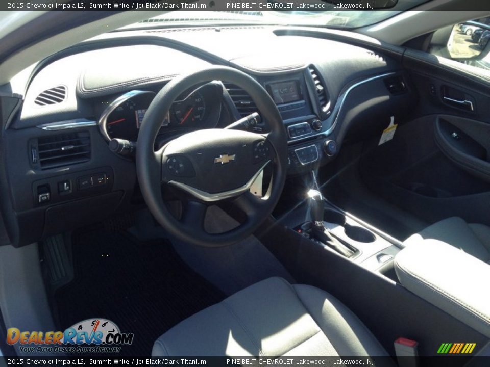 2015 Chevrolet Impala LS Summit White / Jet Black/Dark Titanium Photo #8