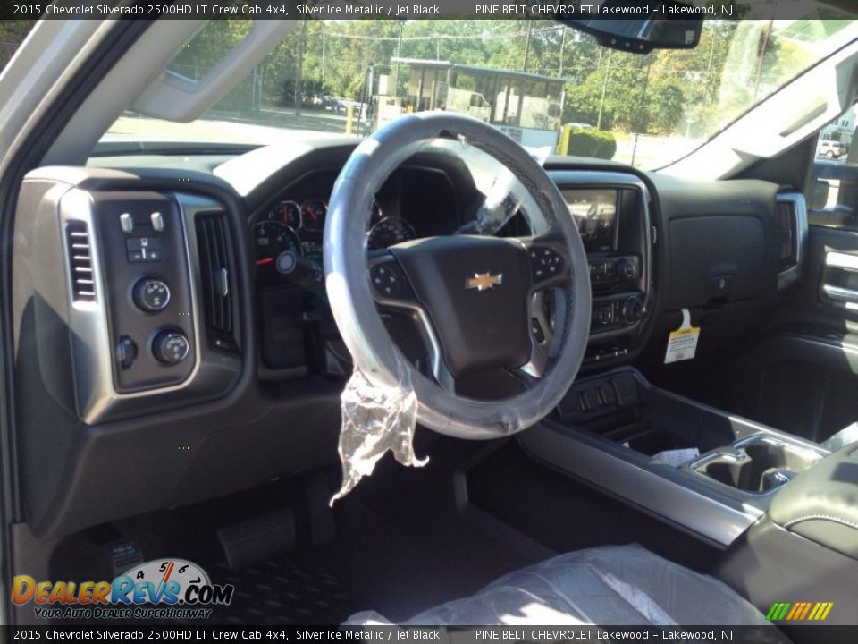 2015 Chevrolet Silverado 2500HD LT Crew Cab 4x4 Silver Ice Metallic / Jet Black Photo #7