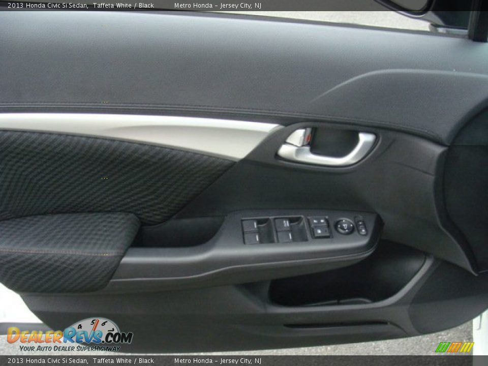 2013 Honda Civic Si Sedan Taffeta White / Black Photo #9