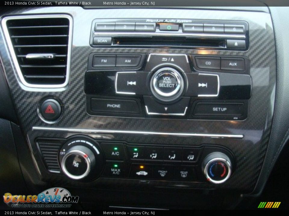 2013 Honda Civic Si Sedan Taffeta White / Black Photo #18