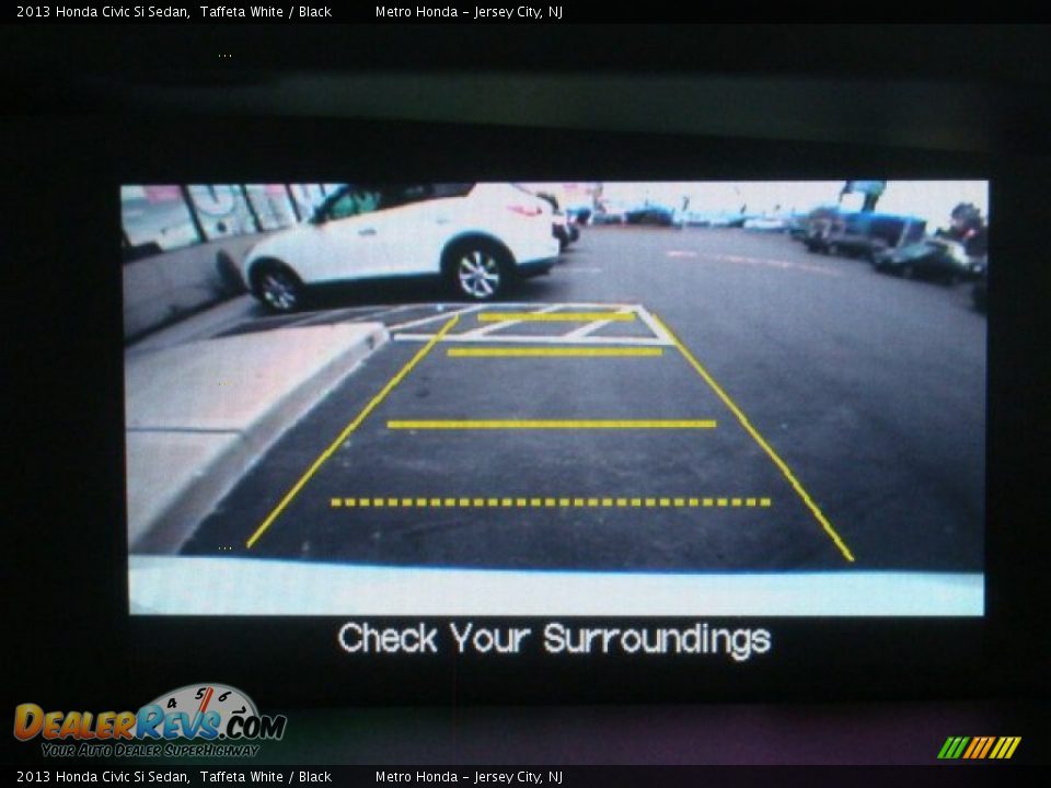 2013 Honda Civic Si Sedan Taffeta White / Black Photo #19