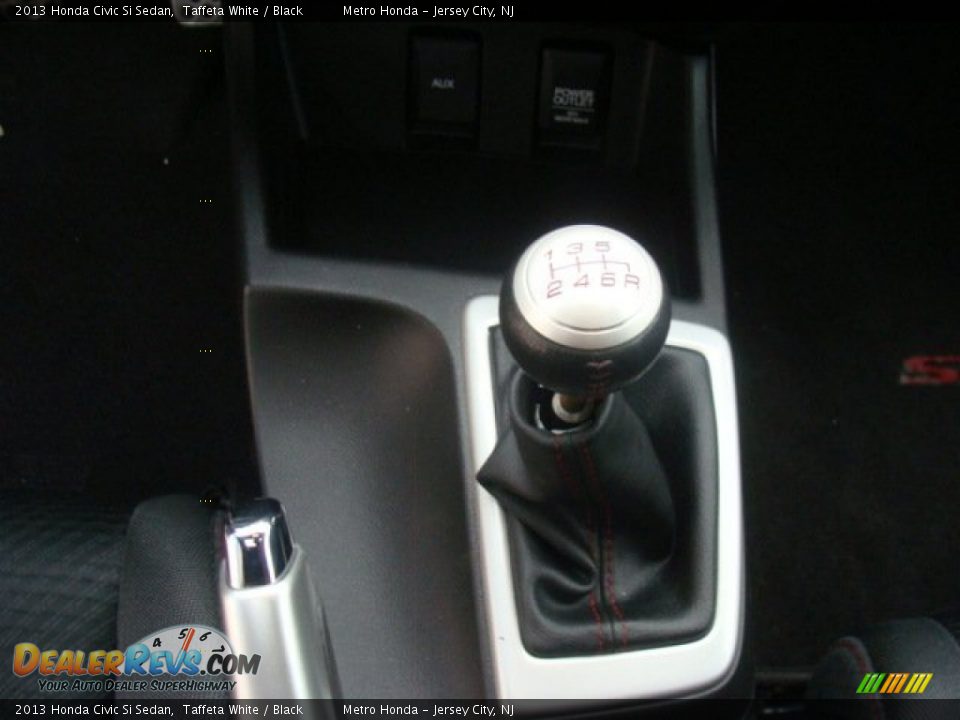 2013 Honda Civic Si Sedan Taffeta White / Black Photo #20