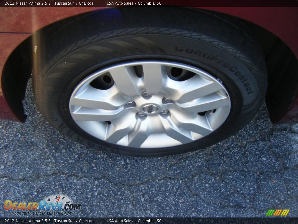 2012 Nissan Altima 2.5 S Tuscan Sun / Charcoal Photo #8