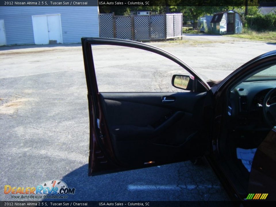 2012 Nissan Altima 2.5 S Tuscan Sun / Charcoal Photo #9