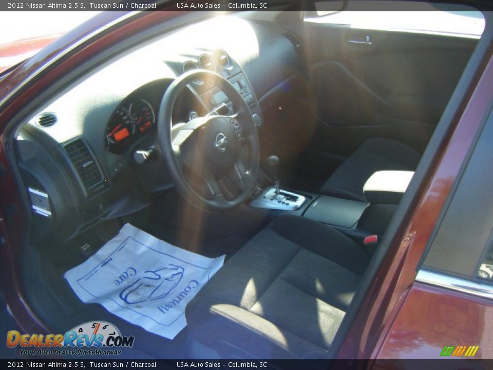 2012 Nissan Altima 2.5 S Tuscan Sun / Charcoal Photo #10