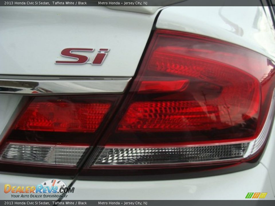 2013 Honda Civic Si Sedan Taffeta White / Black Photo #24