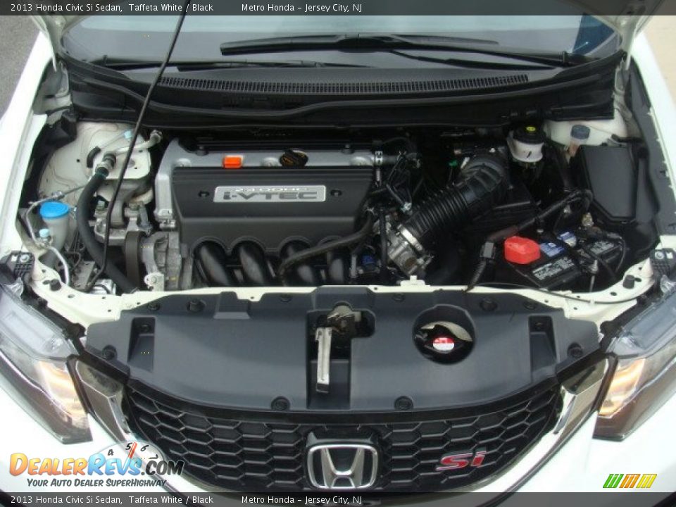2013 Honda Civic Si Sedan Taffeta White / Black Photo #29