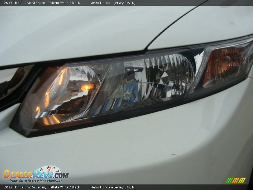 2013 Honda Civic Si Sedan Taffeta White / Black Photo #30