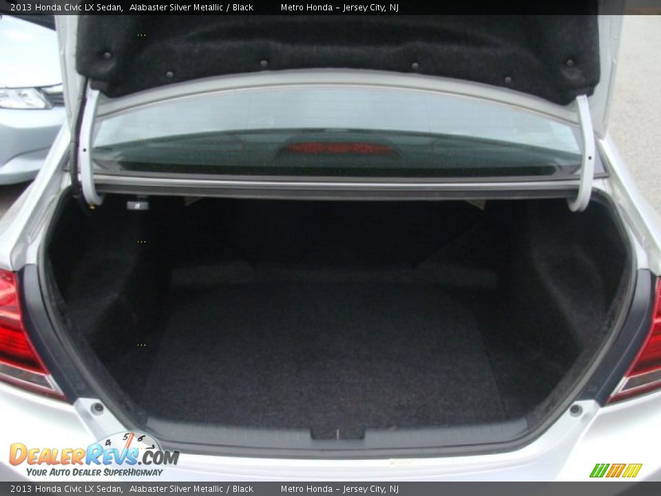 2013 Honda Civic LX Sedan Alabaster Silver Metallic / Black Photo #22