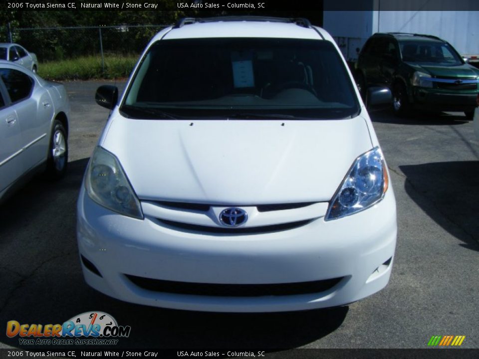 2006 Toyota Sienna CE Natural White / Stone Gray Photo #1