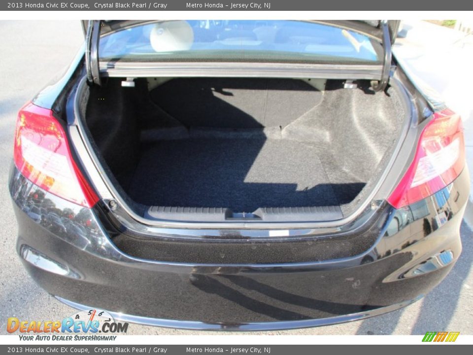 2013 Honda Civic EX Coupe Crystal Black Pearl / Gray Photo #21