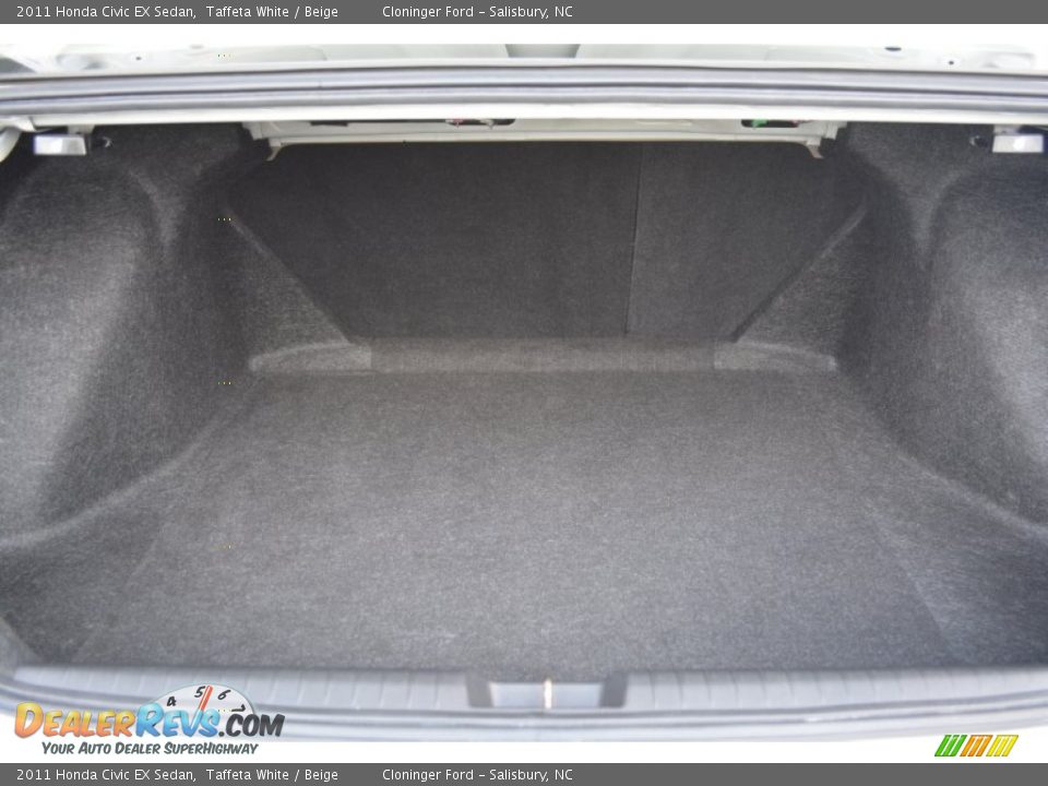 2011 Honda Civic EX Sedan Taffeta White / Beige Photo #12