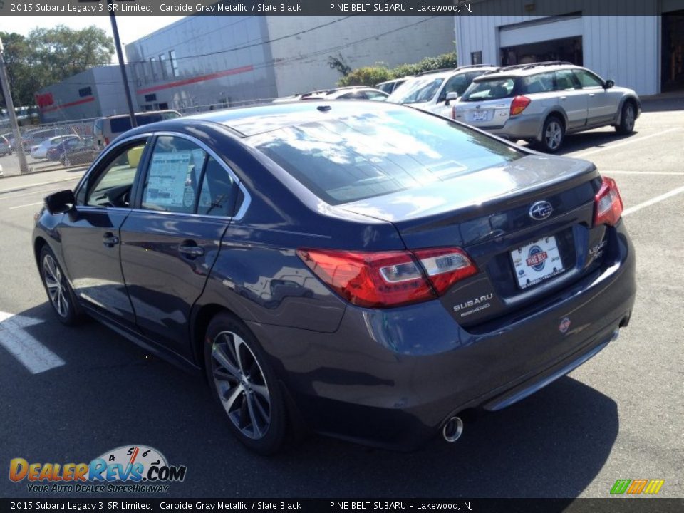 2015 Subaru Legacy 3.6R Limited Carbide Gray Metallic / Slate Black Photo #4