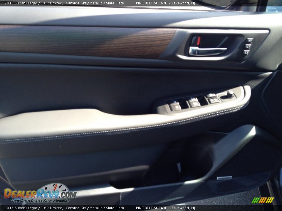 2015 Subaru Legacy 3.6R Limited Carbide Gray Metallic / Slate Black Photo #7