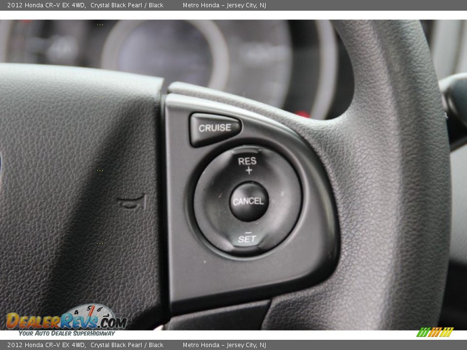 2012 Honda CR-V EX 4WD Crystal Black Pearl / Black Photo #16