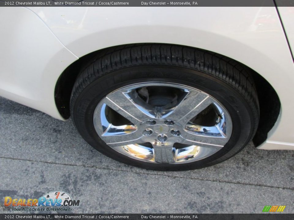 2012 Chevrolet Malibu LT White Diamond Tricoat / Cocoa/Cashmere Photo #3