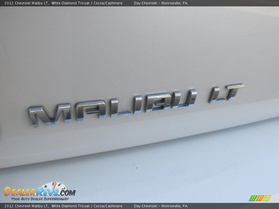 2012 Chevrolet Malibu LT White Diamond Tricoat / Cocoa/Cashmere Photo #7