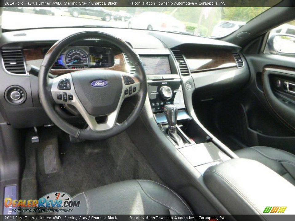 Charcoal Black Interior - 2014 Ford Taurus Limited AWD Photo #16