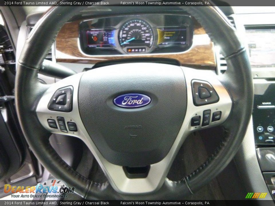 2014 Ford Taurus Limited AWD Sterling Gray / Charcoal Black Photo #20
