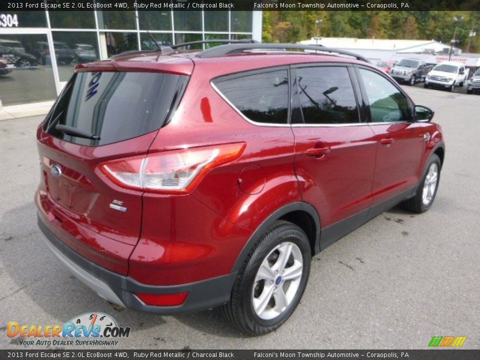 2013 Ford Escape SE 2.0L EcoBoost 4WD Ruby Red Metallic / Charcoal Black Photo #2