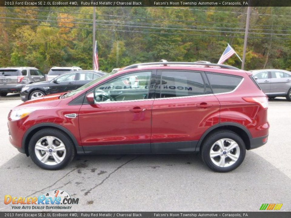 2013 Ford Escape SE 2.0L EcoBoost 4WD Ruby Red Metallic / Charcoal Black Photo #5
