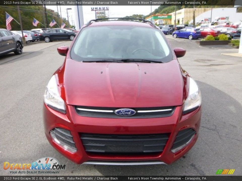 2013 Ford Escape SE 2.0L EcoBoost 4WD Ruby Red Metallic / Charcoal Black Photo #7