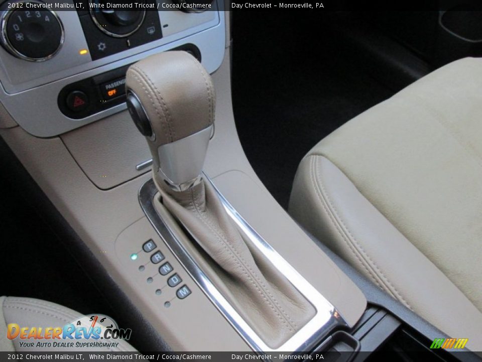 2012 Chevrolet Malibu LT White Diamond Tricoat / Cocoa/Cashmere Photo #27