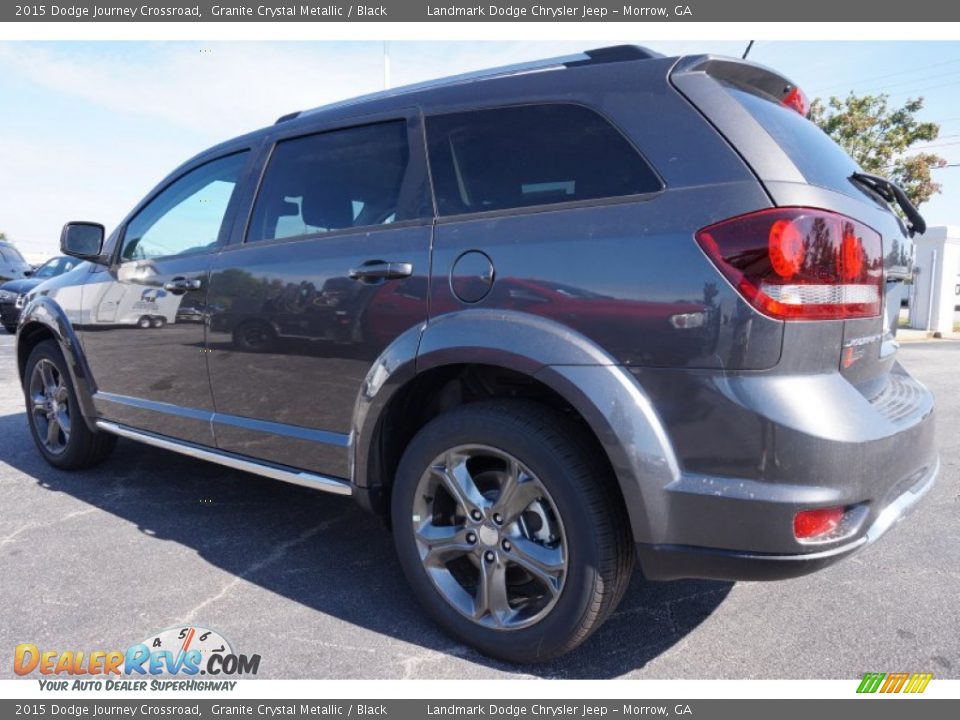 2015 Dodge Journey Crossroad Granite Crystal Metallic / Black Photo #2