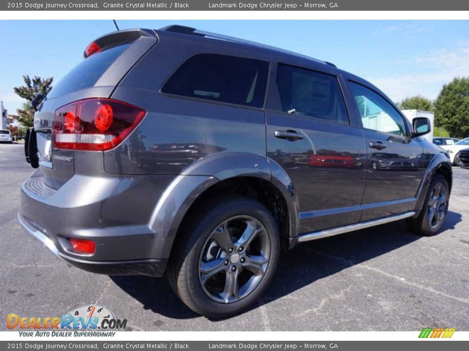2015 Dodge Journey Crossroad Granite Crystal Metallic / Black Photo #3