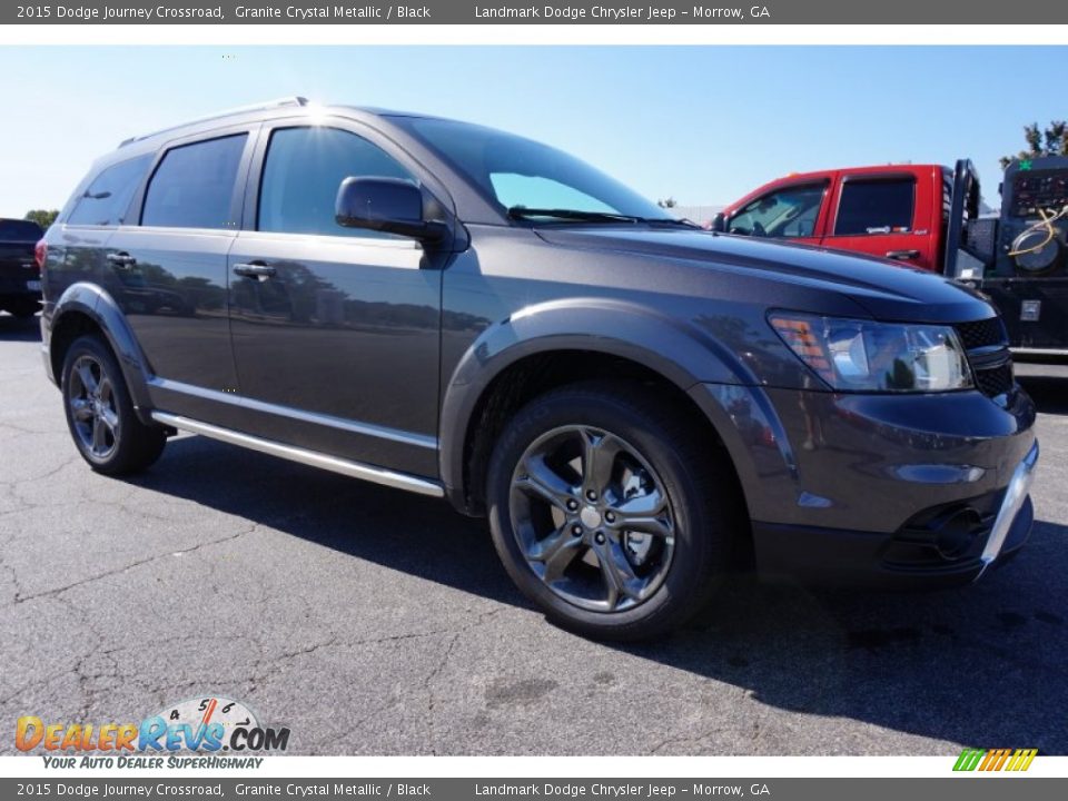 2015 Dodge Journey Crossroad Granite Crystal Metallic / Black Photo #4