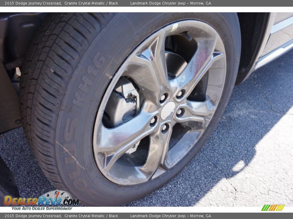 2015 Dodge Journey Crossroad Granite Crystal Metallic / Black Photo #5