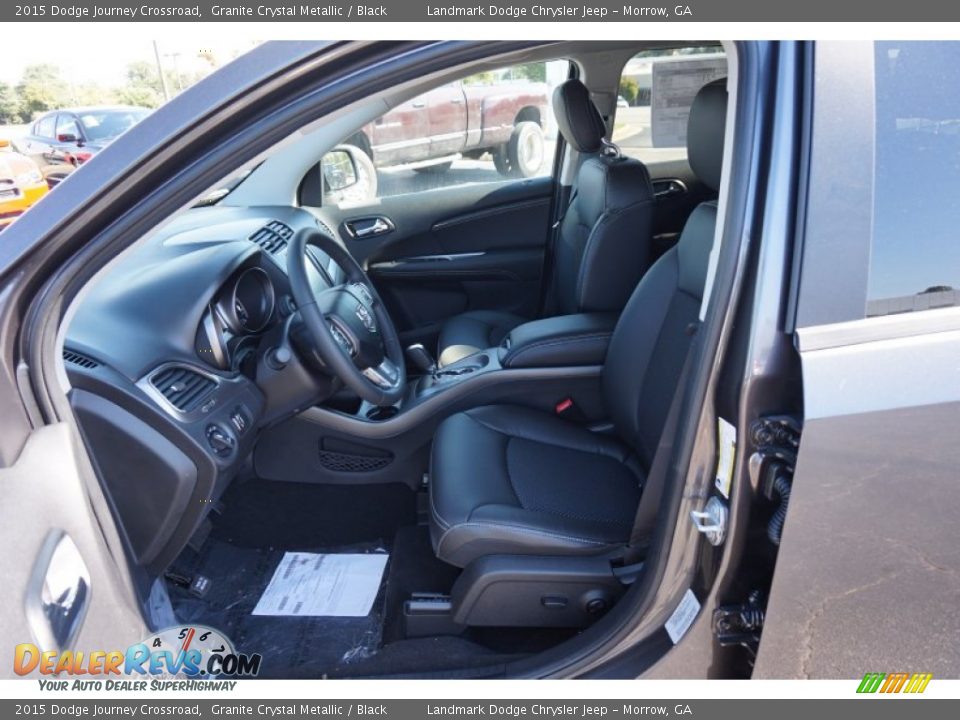 2015 Dodge Journey Crossroad Granite Crystal Metallic / Black Photo #6