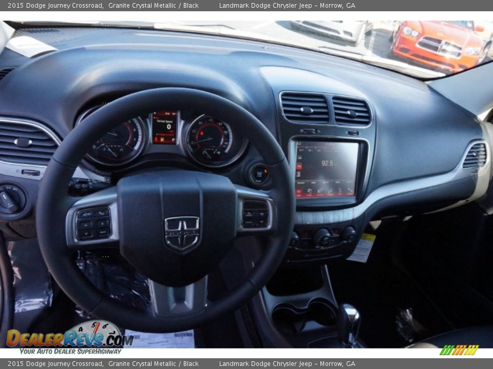 2015 Dodge Journey Crossroad Granite Crystal Metallic / Black Photo #7