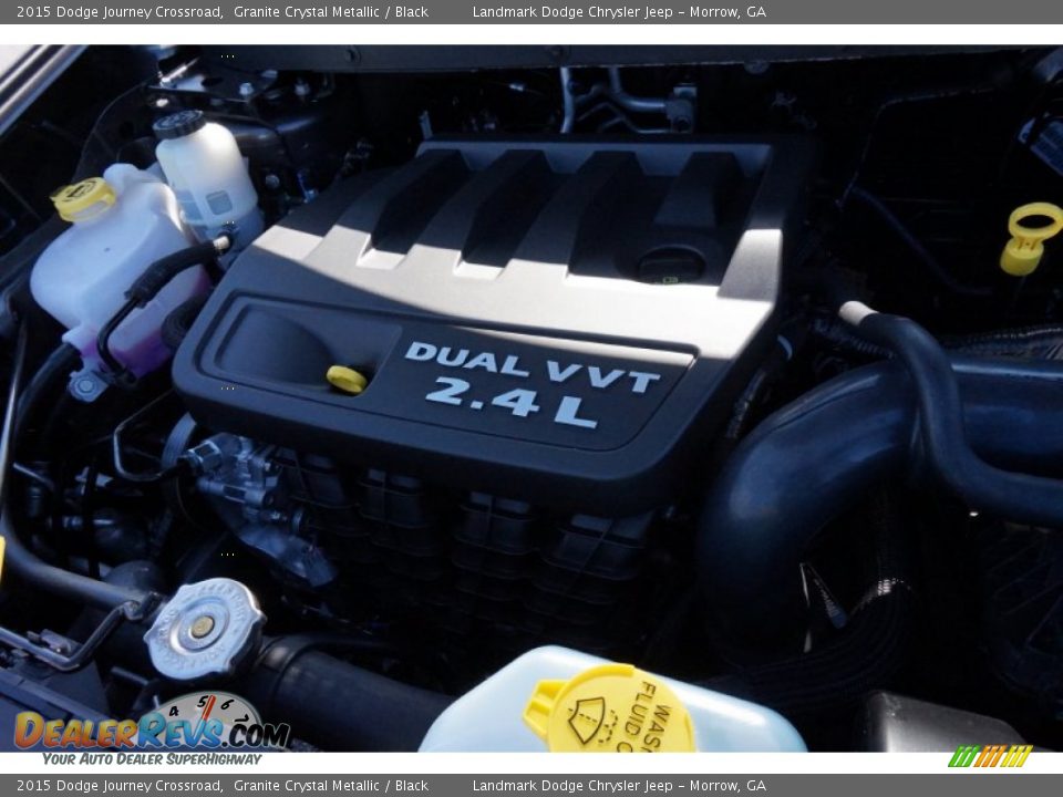 2015 Dodge Journey Crossroad Granite Crystal Metallic / Black Photo #8
