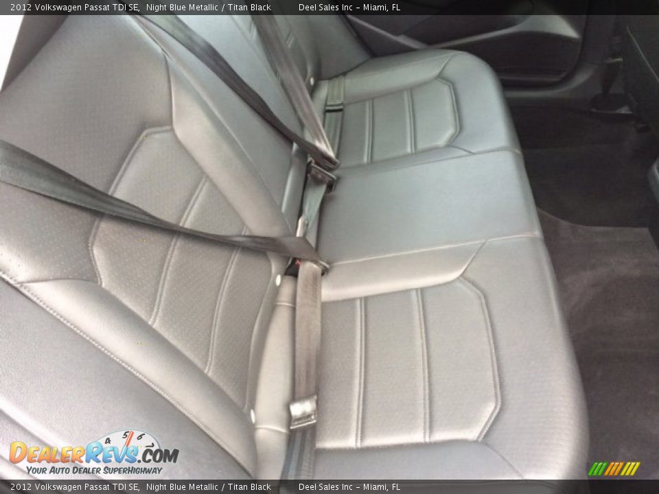 2012 Volkswagen Passat TDI SE Night Blue Metallic / Titan Black Photo #11