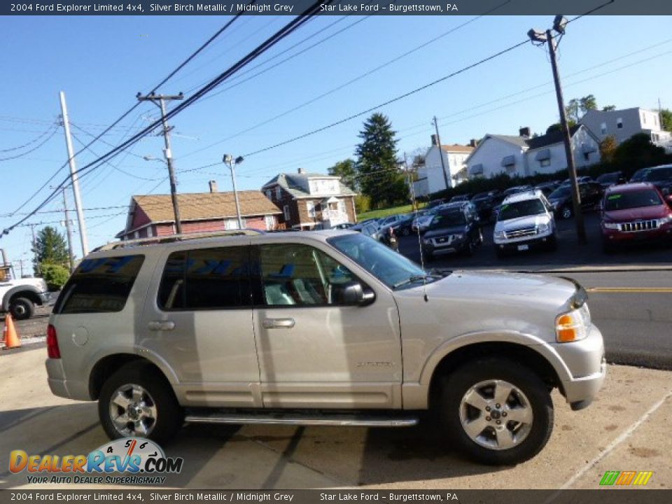 2004 Ford Explorer Limited 4x4 Silver Birch Metallic / Midnight Grey Photo #4