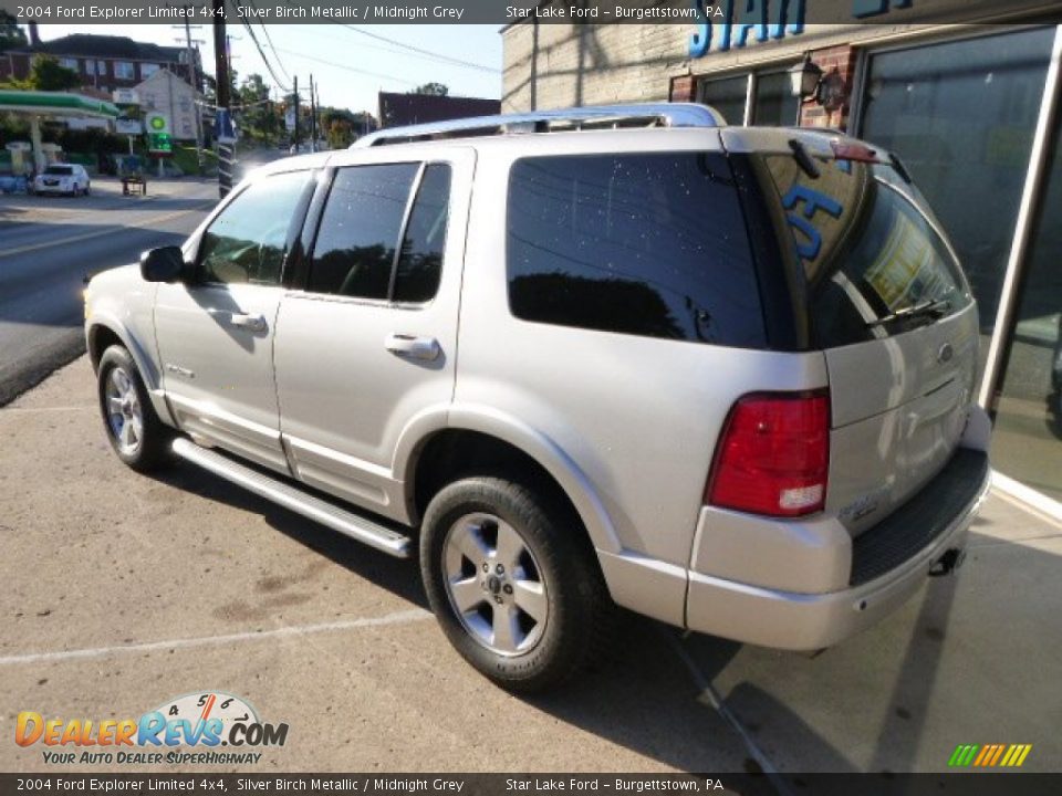 2004 Ford Explorer Limited 4x4 Silver Birch Metallic / Midnight Grey Photo #6
