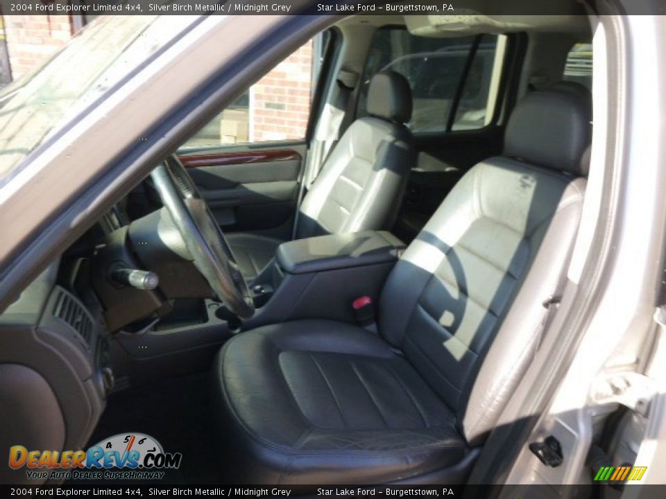 2004 Ford Explorer Limited 4x4 Silver Birch Metallic / Midnight Grey Photo #9