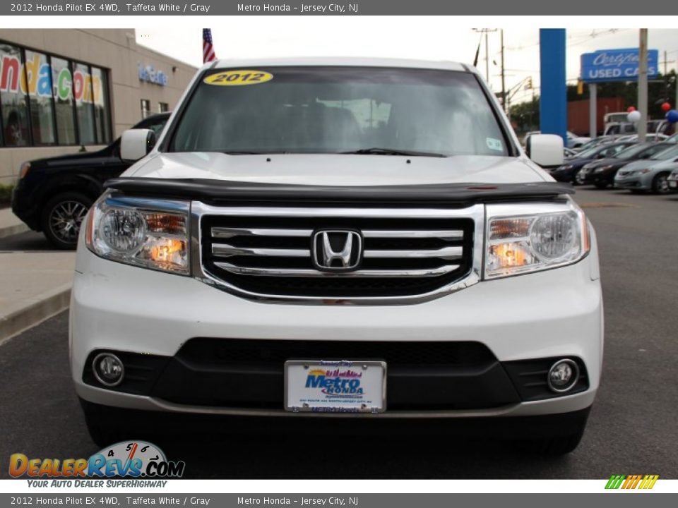 2012 Honda Pilot EX 4WD Taffeta White / Gray Photo #2