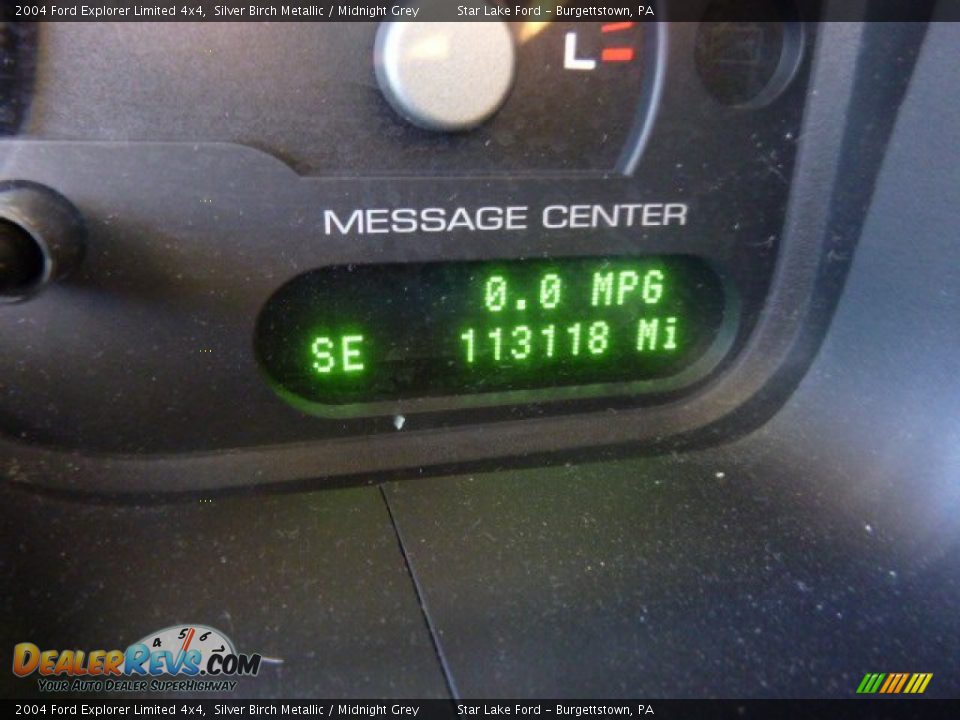 2004 Ford Explorer Limited 4x4 Silver Birch Metallic / Midnight Grey Photo #19