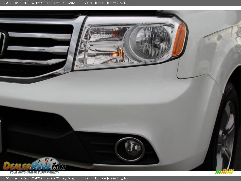 2012 Honda Pilot EX 4WD Taffeta White / Gray Photo #25