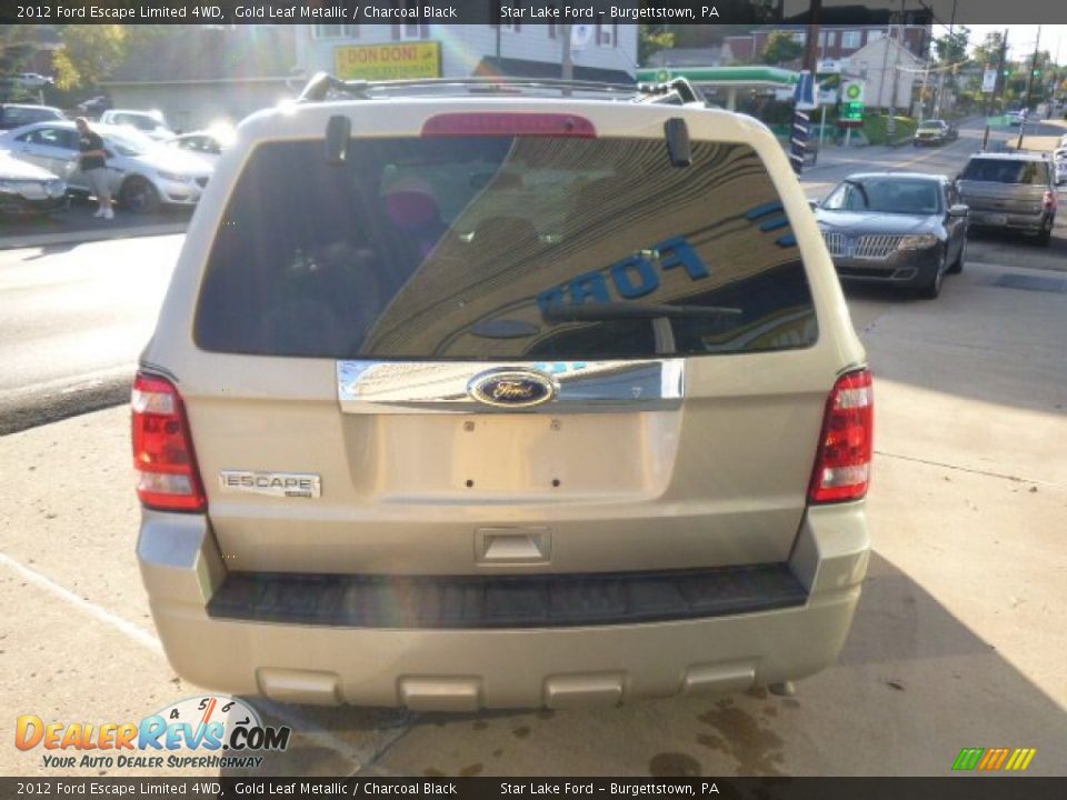 2012 Ford Escape Limited 4WD Gold Leaf Metallic / Charcoal Black Photo #5