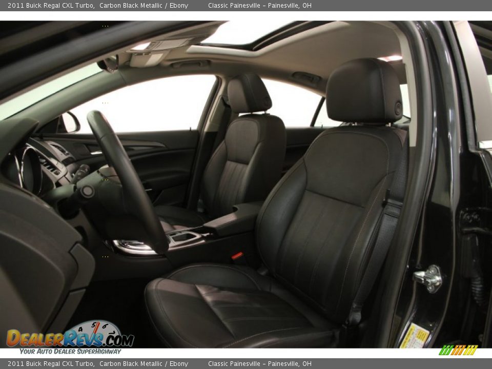 2011 Buick Regal CXL Turbo Carbon Black Metallic / Ebony Photo #5