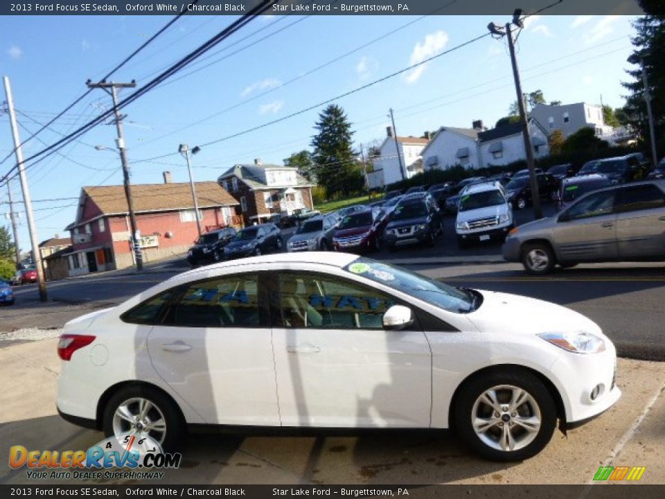 2013 Ford Focus SE Sedan Oxford White / Charcoal Black Photo #4