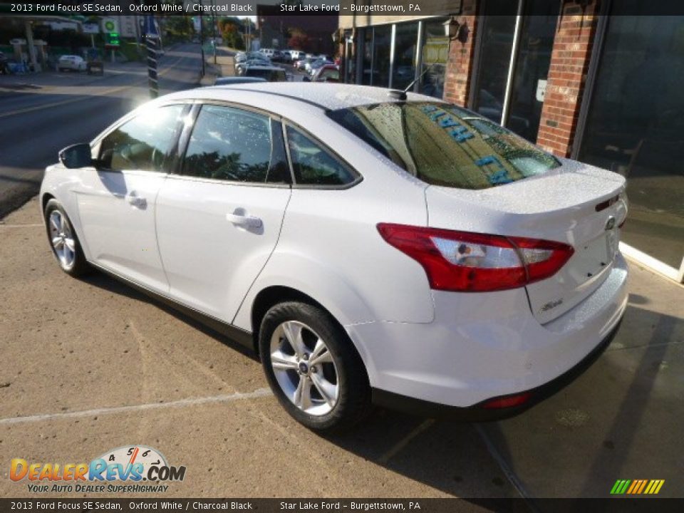 2013 Ford Focus SE Sedan Oxford White / Charcoal Black Photo #6