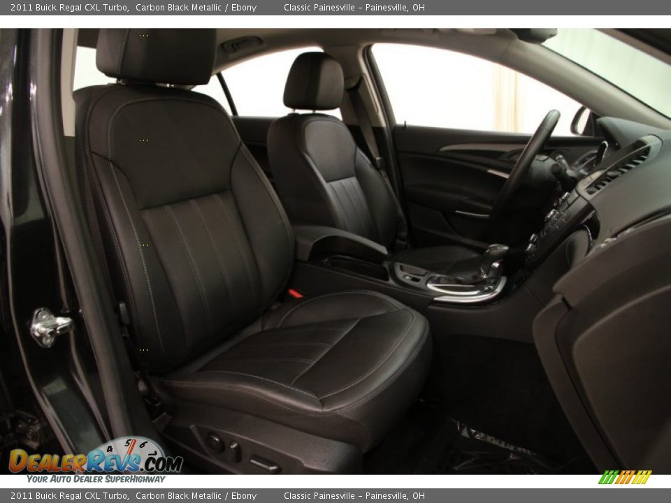 2011 Buick Regal CXL Turbo Carbon Black Metallic / Ebony Photo #14