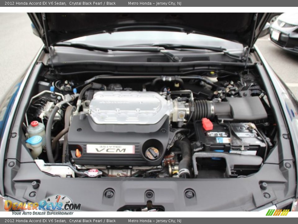 2012 Honda Accord EX V6 Sedan Crystal Black Pearl / Black Photo #27