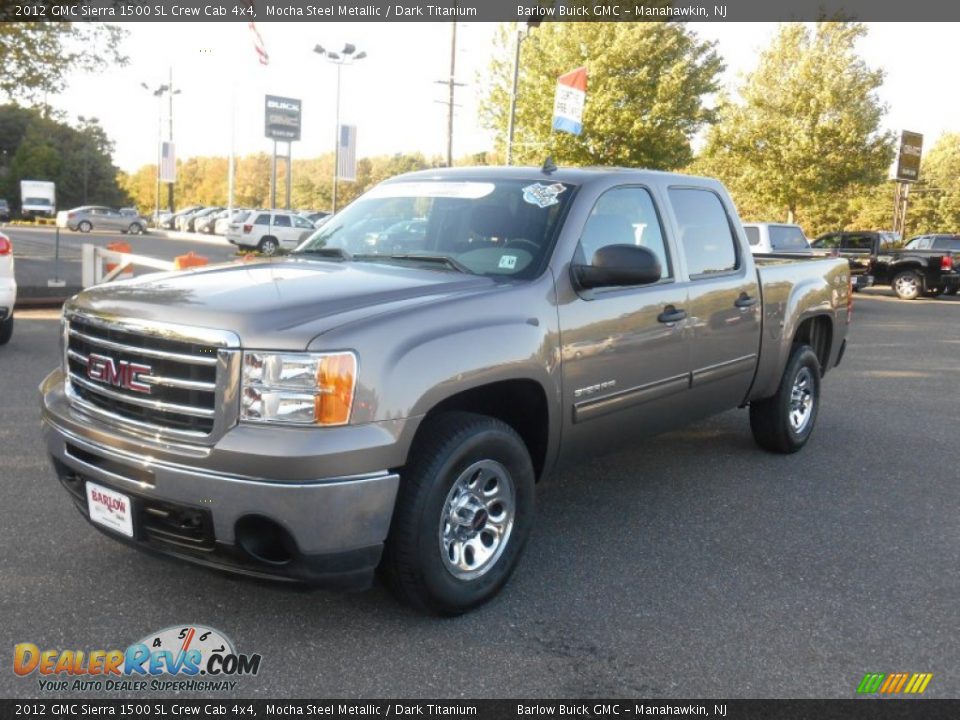 2012 GMC Sierra 1500 SL Crew Cab 4x4 Mocha Steel Metallic / Dark Titanium Photo #3
