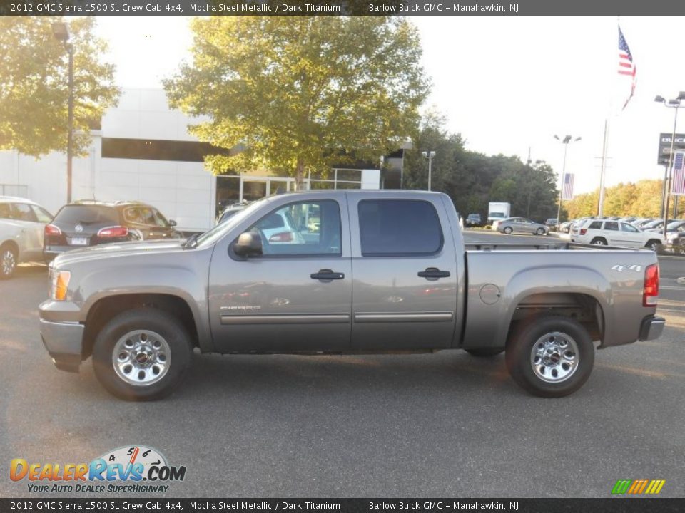 2012 GMC Sierra 1500 SL Crew Cab 4x4 Mocha Steel Metallic / Dark Titanium Photo #4