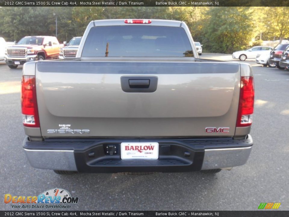 2012 GMC Sierra 1500 SL Crew Cab 4x4 Mocha Steel Metallic / Dark Titanium Photo #5